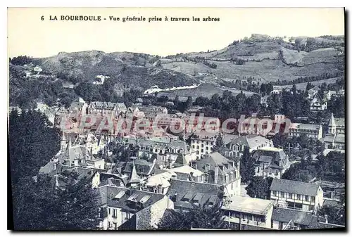 Ansichtskarte AK La Bourboule Vue Generale Prise A Travers Les Arbres