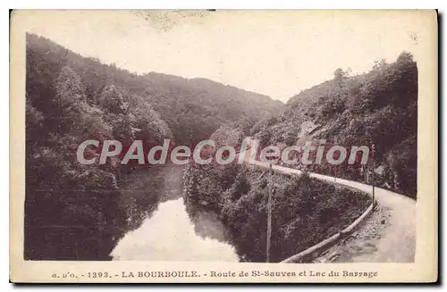 Cartes postales La Bourboule Route De St Sauves Et Lac Du Barrage