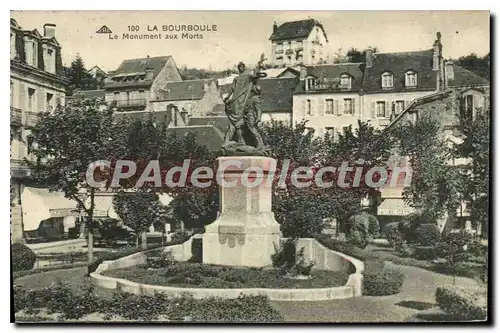 Cartes postales La Bourboule Le Monument Aux Morts