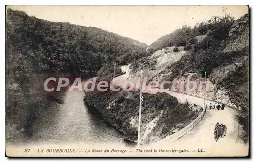 Cartes postales La Bourboule La Route Du Barrage