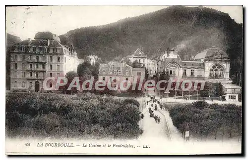 Ansichtskarte AK La Bourboule Le Casino Et Le Funiculaire