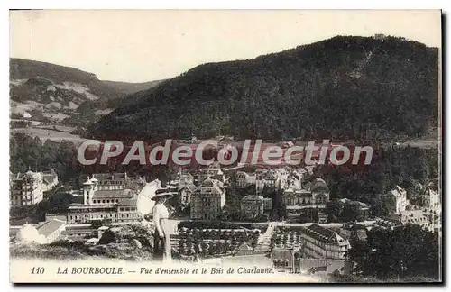 Cartes postales La Bourboule Vue D'Ensemble Et Le Bois De Charlanne