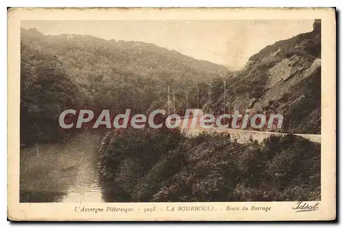 Cartes postales La Bourboule Route Du Barrage