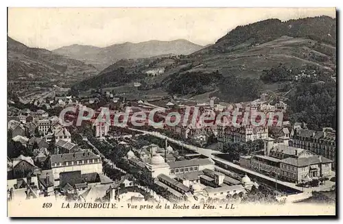 Cartes postales La Bourboule Vue Prise De La Roche Des Fees