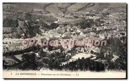 Cartes postales La Bourboule Panorama Vu De Charlanne