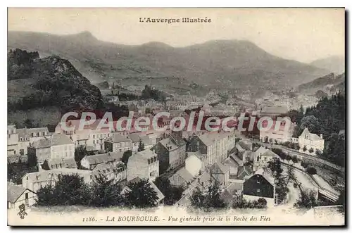 Cartes postales La Bourboule Vue Generale Prise De La Roche Des Fees