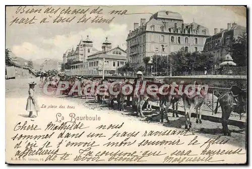 Cartes postales La Bourboule La PLace Des Anes �ne