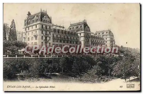 Cartes postales Evian Les Bains Le Splendide Hotel