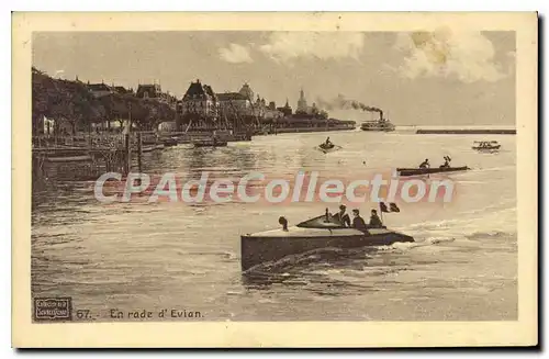 Cartes postales Evian Les Bains en rade