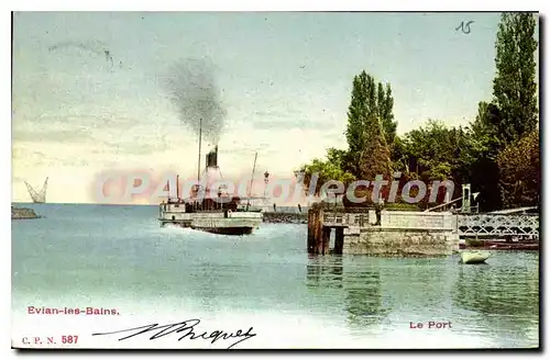 Cartes postales Evian Les Bains Le Port