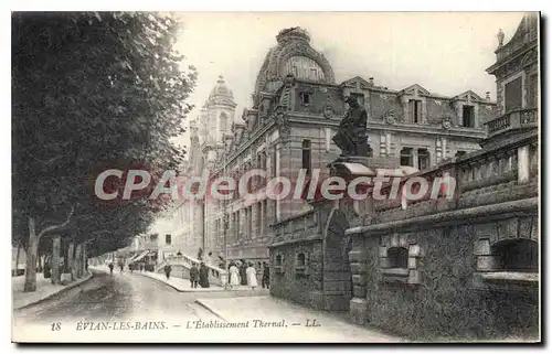 Cartes postales Evian Les Bains L'Etablissement Thermal