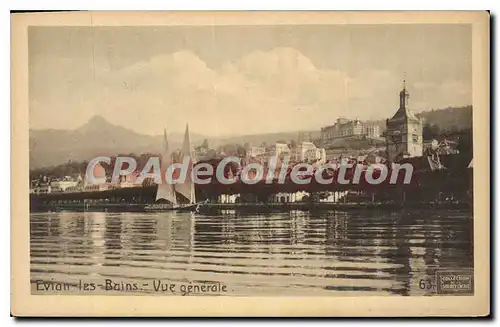 Cartes postales Evian Les Bains Vue Generale