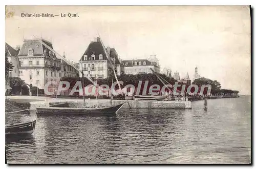 Cartes postales Evian Les Bains Le Quai