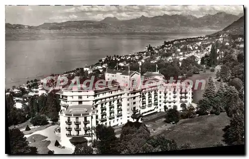 Cartes postales Evian Les Bains Vue Aerienne Sur La Ville Le Lac hotel royal