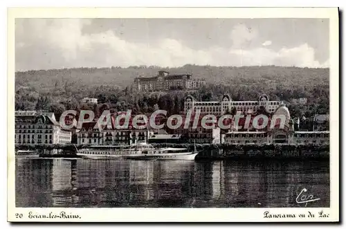 Cartes postales Evian Les Bains Panorama Vu Du Lac