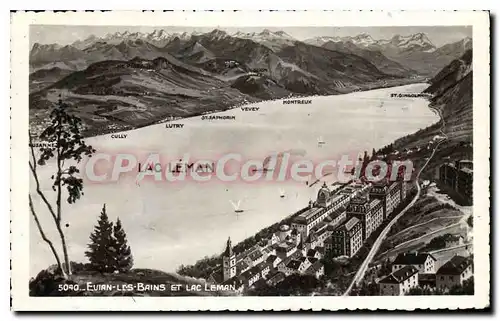 Cartes postales Evian Les Bains Et Lac Leman