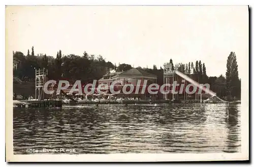 Cartes postales Evian Les Bains plage