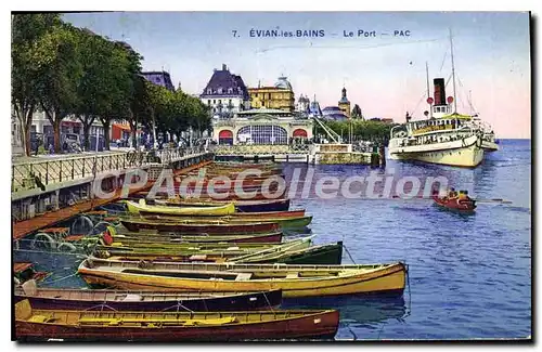 Cartes postales Evian Les Bains Le Port