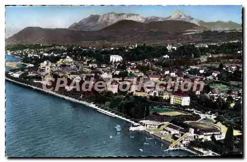 Cartes postales Evian Les Bains Vue Aerienne La Plage La Ville