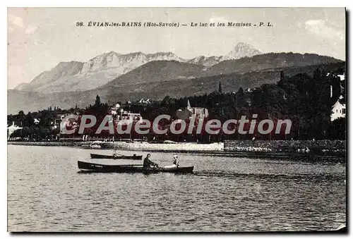 Cartes postales Evian Les Bains Le Lac Et Les Memises