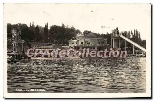 Cartes postales Evian Les Bains Plage