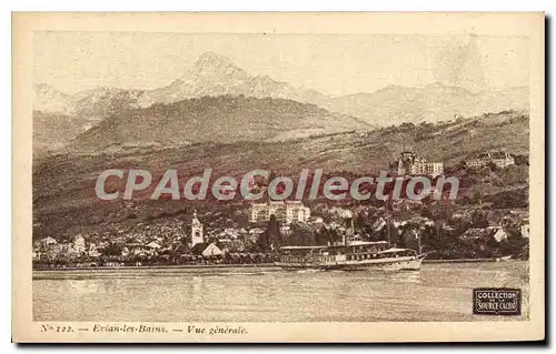 Cartes postales Evian Les Bains Vue Generale