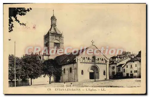 Cartes postales Evian Les Bains L'Eglise