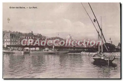 Cartes postales Evian Les Bains Le Port