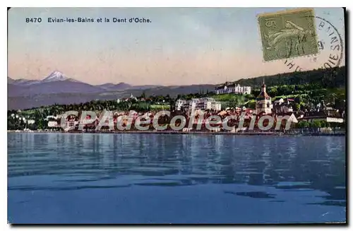 Cartes postales Evian Les Bains Et La Dent D'Oche