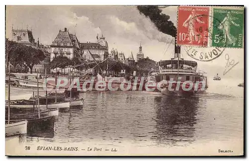 Cartes postales Evian Les Bains Le Port