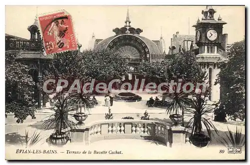 Cartes postales Evian Les Bains Terrasse De La Buvette Cachat