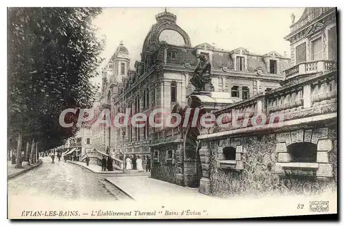 Ansichtskarte AK Evian Les Bains L'Etablissement Thermal bains d'�vian