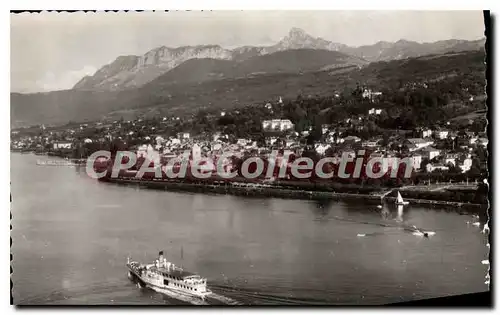 Cartes postales Evian Les Bains Vue Generale Le Gros Bateau La Ville