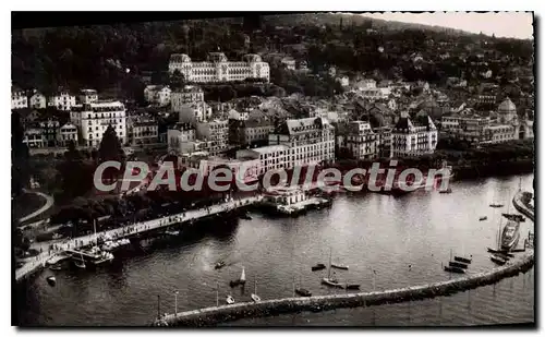 Cartes postales Evian Les Bains Vue Aerienne Sur Le Port Et Les Hotels