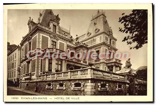 Cartes postales Evian Les Bains Hotel De Ville