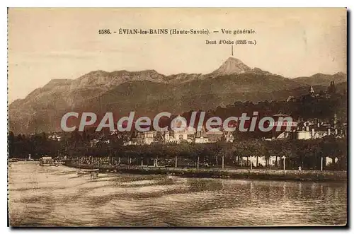 Cartes postales Evian Les Bains Vue Generale