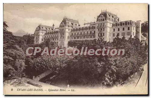 Cartes postales Evian Les Bains Splendide Hotel