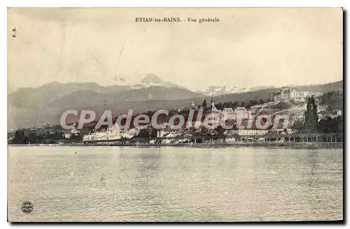 Cartes postales Evian Les Bains Vue Generale