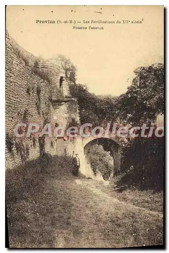 Ansichtskarte AK Provins Les Fortifications poterne Faneron