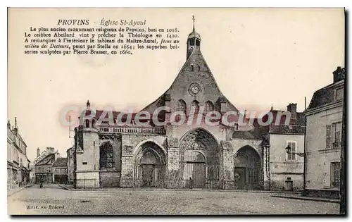 Cartes postales Provins Eglise St Ayoul Le Plus Ancien 1018