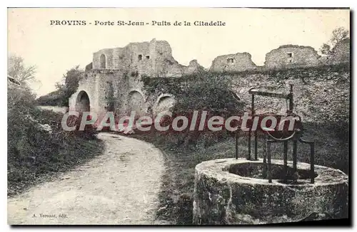 Cartes postales Provins Porte St Jean Puits De La Citadelle