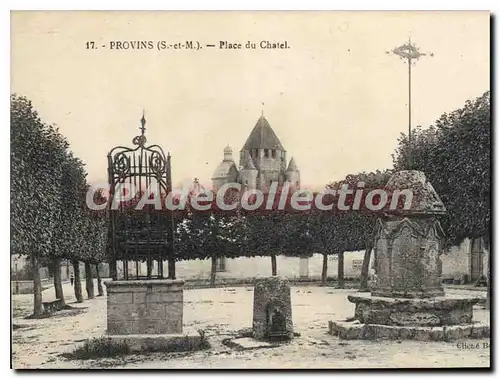 Cartes postales Provins Place Du Chatel