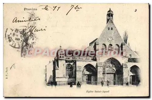 Cartes postales Provins Eglise Saint Ayoul