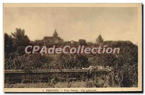 Cartes postales Provins Ville Haute Vue Generale