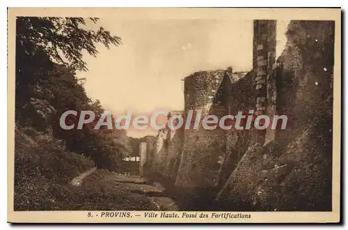 Ansichtskarte AK Provins Ville Haute Foss� Des Fortifications