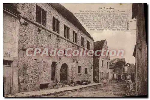 Cartes postales Provins Vue Exterieure De La Grange Aux Dimes