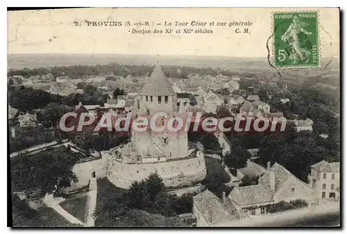 Cartes postales Provins La Tour Cesar Et Vue Generale