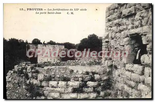 Cartes postales Provins Les Fortifications La Porte Saint Jean