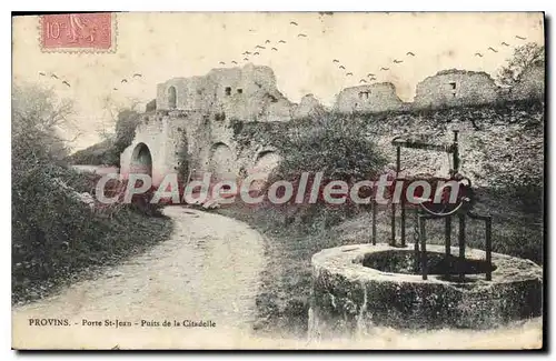 Cartes postales Provins Porte St Jean Puits De La Citadelle