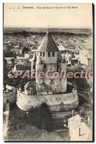 Cartes postales Provins Tour De Cesar Et Vue De La Ville Haute